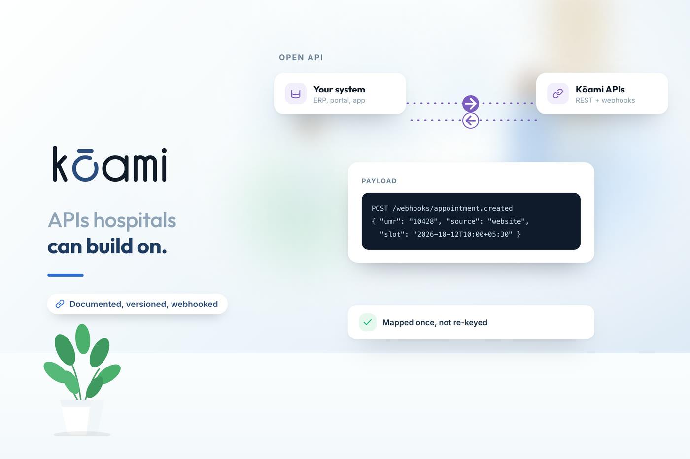 Designing APIs Hospitals Can Actually Build On — Interoperability | Kōami