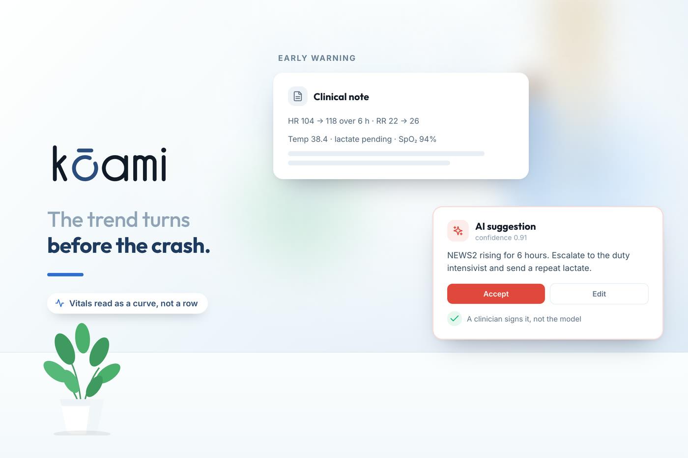 Catching Sepsis Earlier with Trend Signals — Clinical AI | Kōami