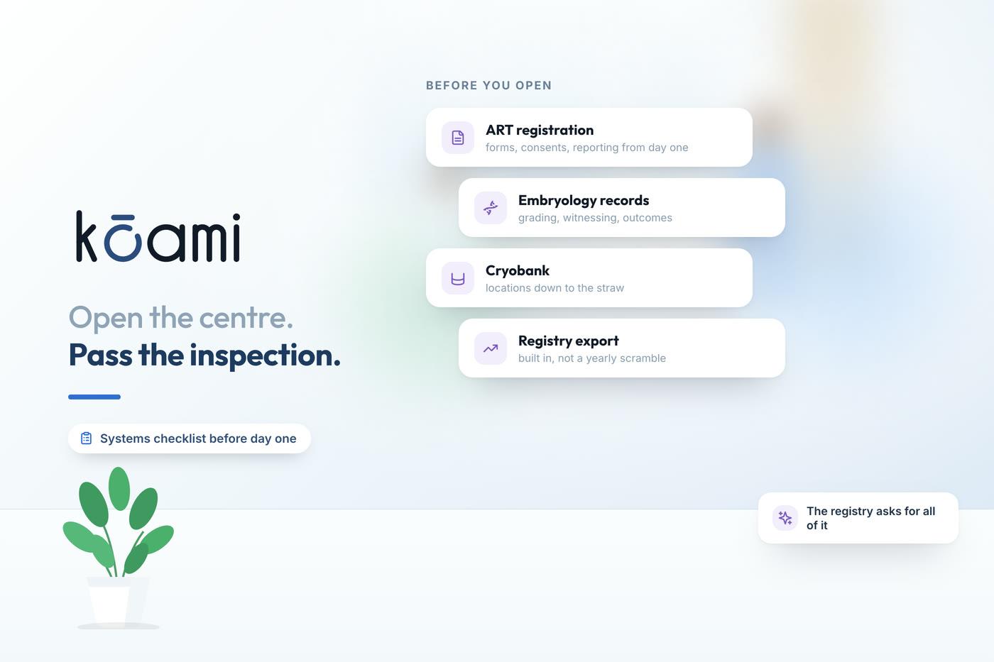 Opening an IVF Centre: The Systems Checklist — Fertility & IVF | Kōami