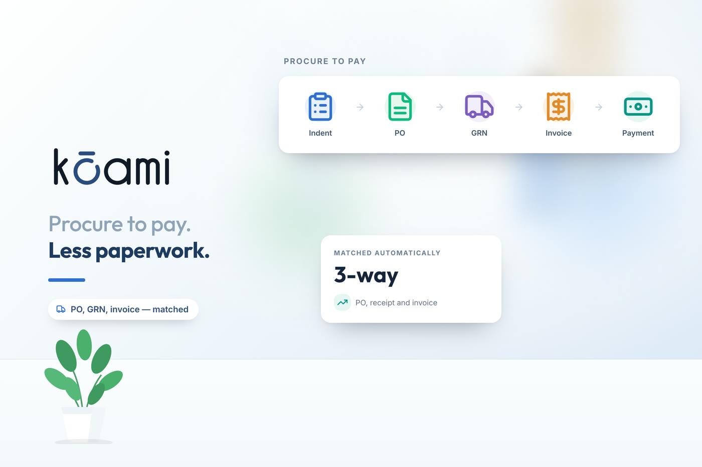 Procure-to-pay without the paperwork — Kōami guide