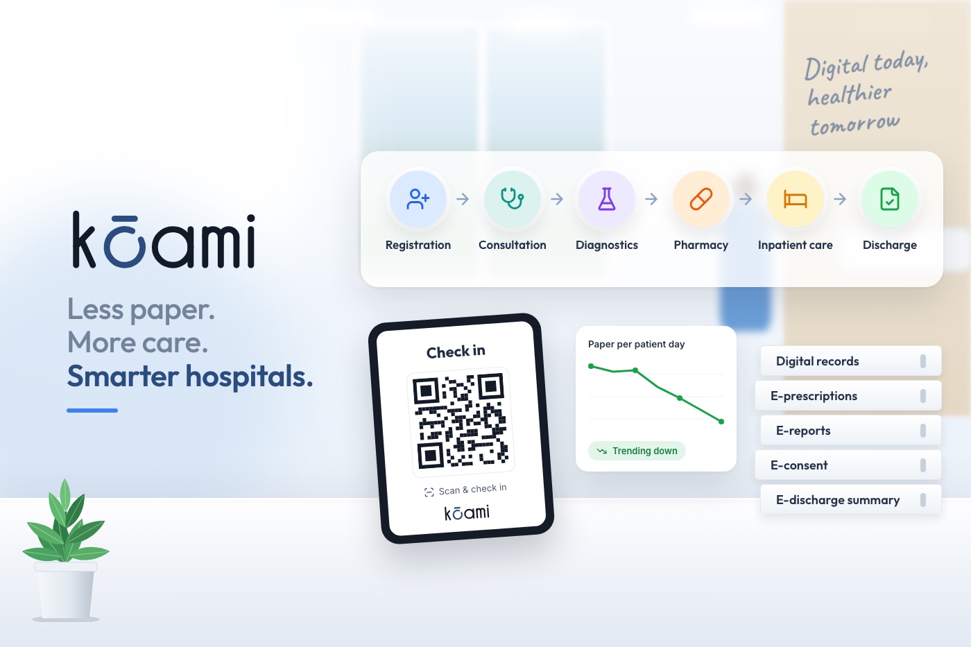 Paperless Hospital in India: A 2026 Roadmap From the Registration Desk to Discharge — Operations | Kōami