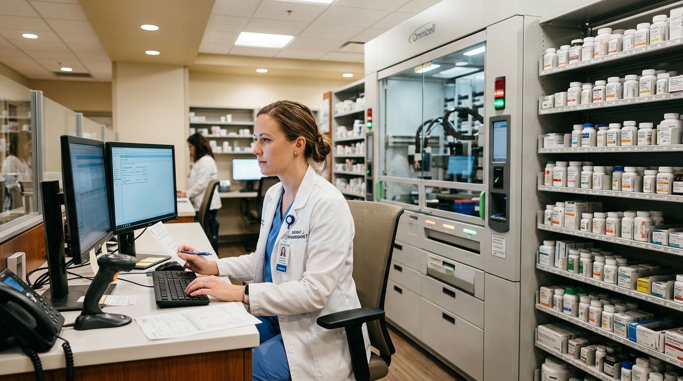 The Pharmacy Counter Queue: The Last Wait Before a Patient Goes Home — Pharmacy | Kōami